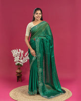 SC3822-Fendy Saree with Jarjoshi work